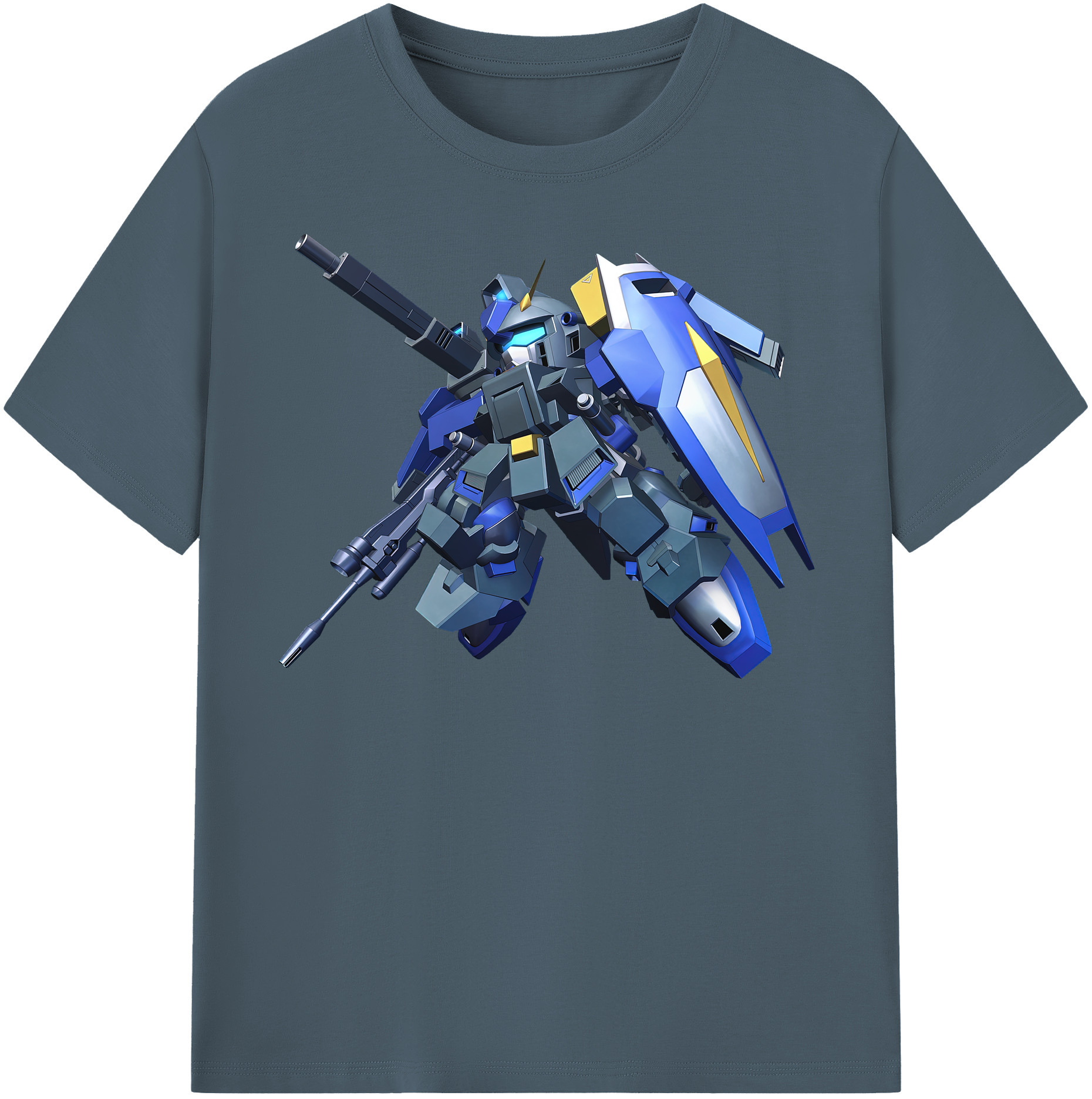 （画像用） 機動戦士ガンダム Mobile Suit Gundam 綿100％半袖Tシャツ（フロントプリント）